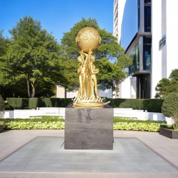 the world is yours statue