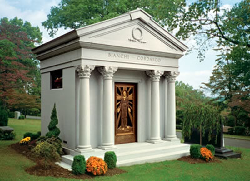 white marble mausoleum - YouFine Sculpture