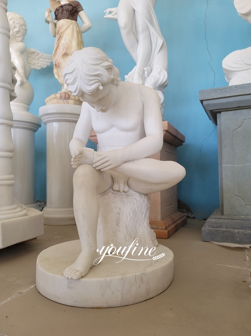 Boy with Thorn statue replica