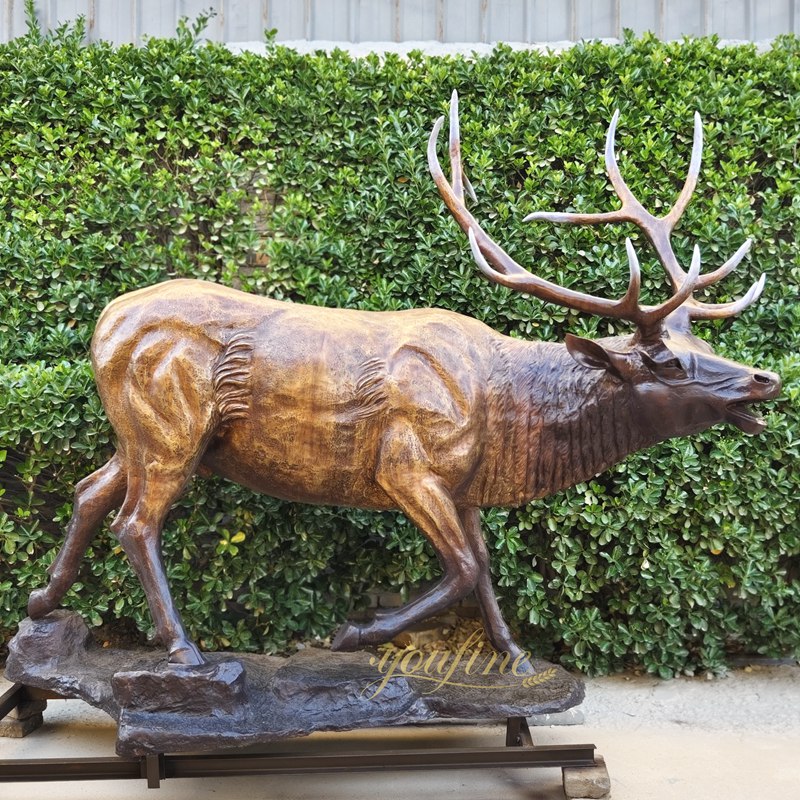 Bronze Elk Custom Statues