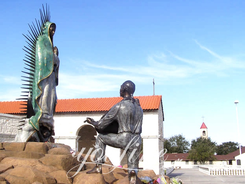 Bronze our lady of guadalupe large statue-YouFine Sculpture