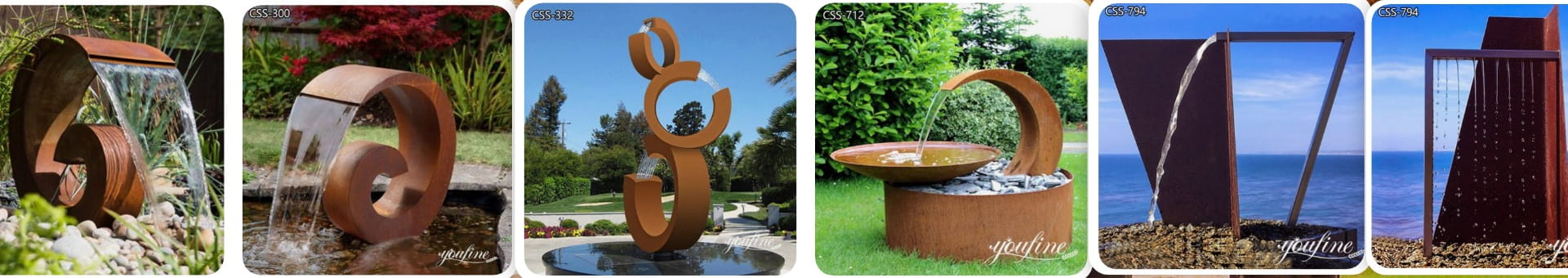 Corten Steel Fountain