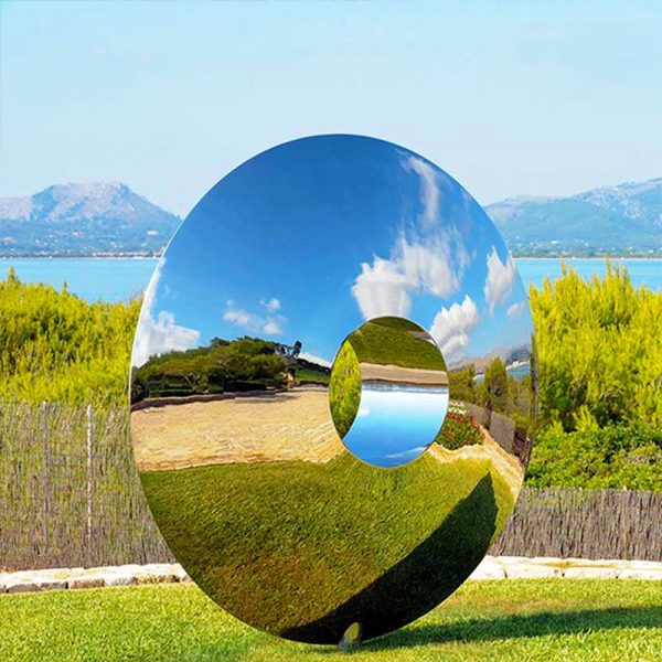 Famous Garden Mirror Stainless Steel Eye Lawn Sculpture