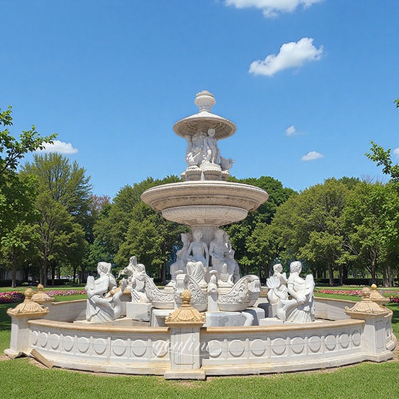 Female Sculpture Marble Water Fountain MOKK-882