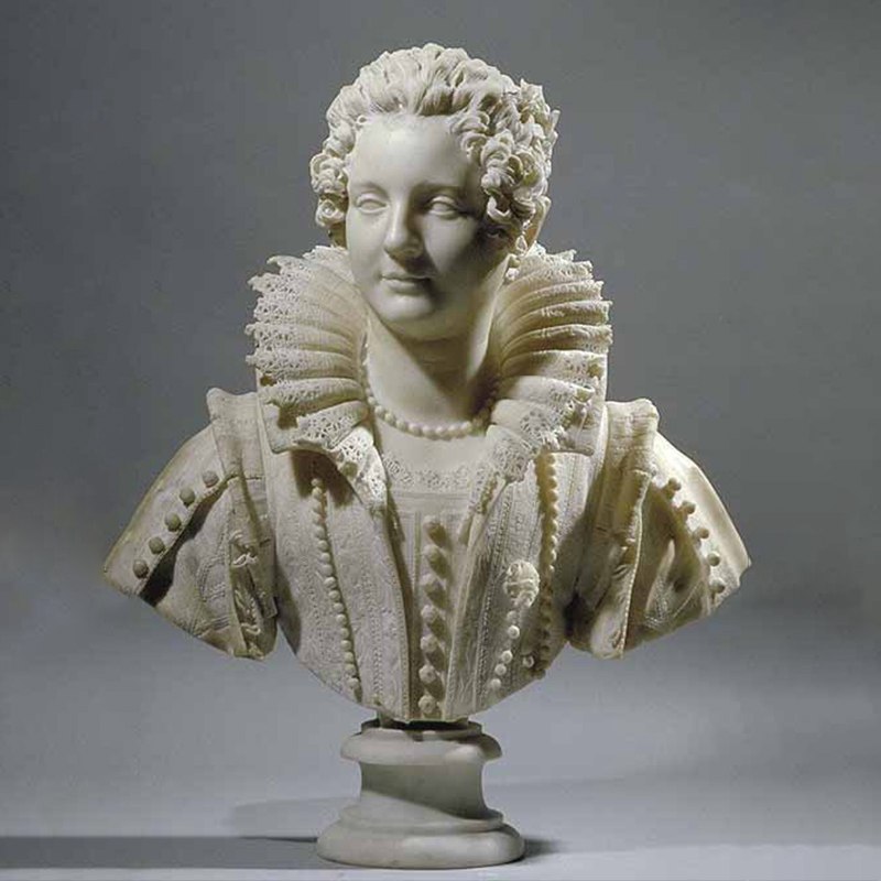 Marble Lace Sculpture Created by 17th Century Artist