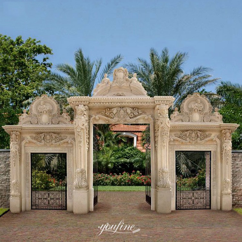 Luxury Arch Marble Doorway Decor