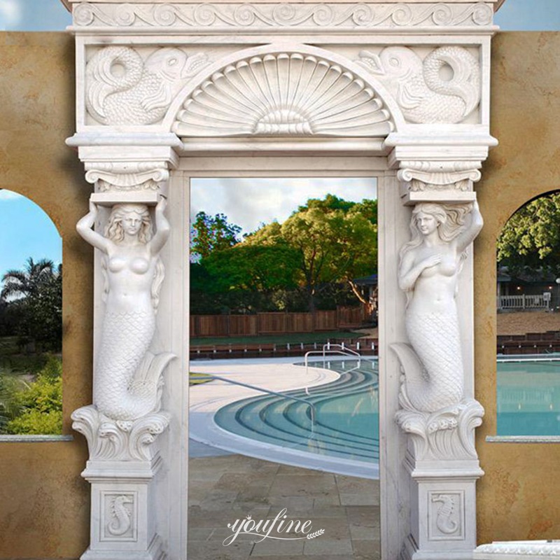 Luxury Arch Marble Doorway Decor