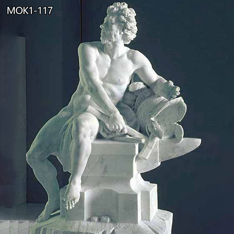 Marble Greek God of Fire Hephaestus Statue for Sale MOK1-117