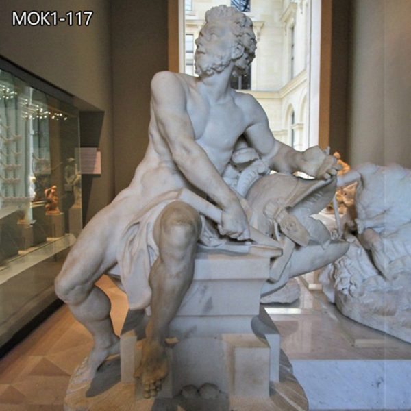 Marble Greek God of Fire Hephaestus Statue for Sale MOK1-117