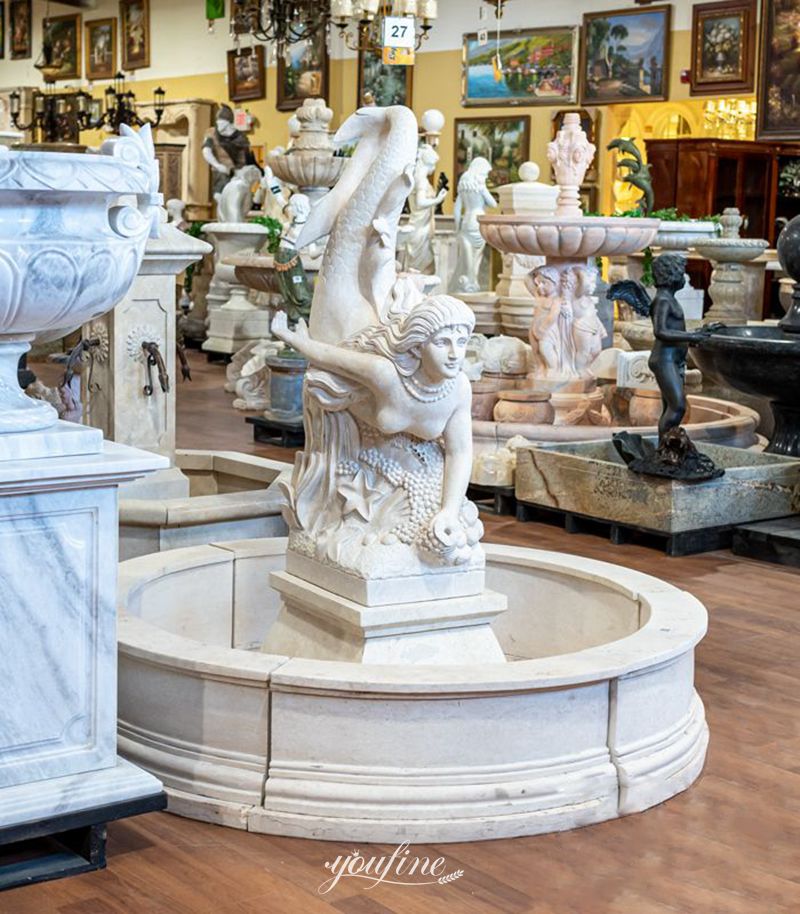 Marble statue fountain- YouFine Sculpture