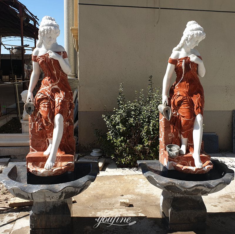 Marble statue fountain- YouFine Sculpture