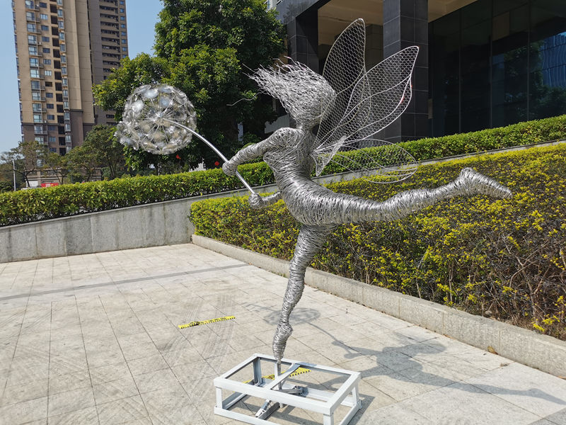 fairy dandelion sculpture - YouFine Sculpture