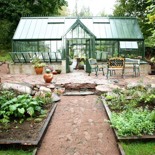 glass gazebo with sides