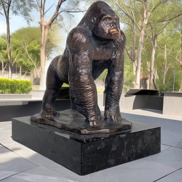 gorilla garden statue