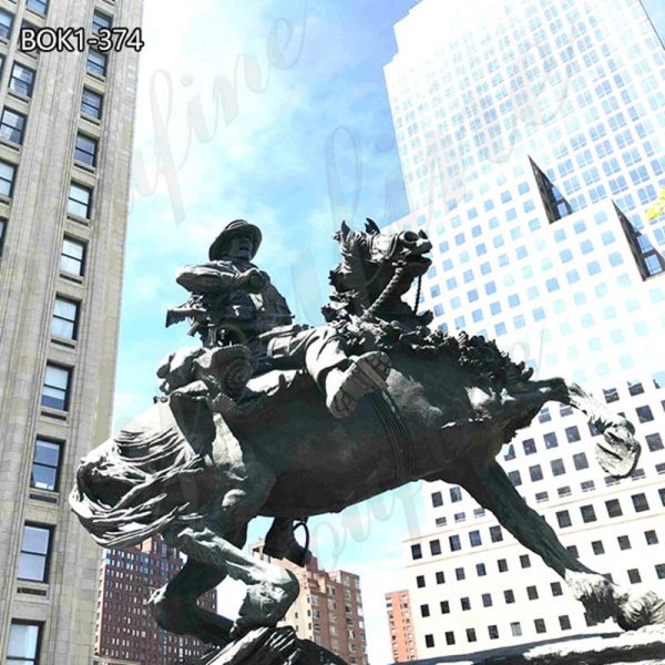 horses soldier statue for sale-YouFine Sculpture