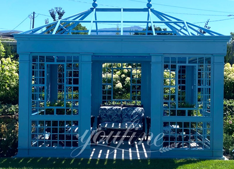 wrought iron glasshouse