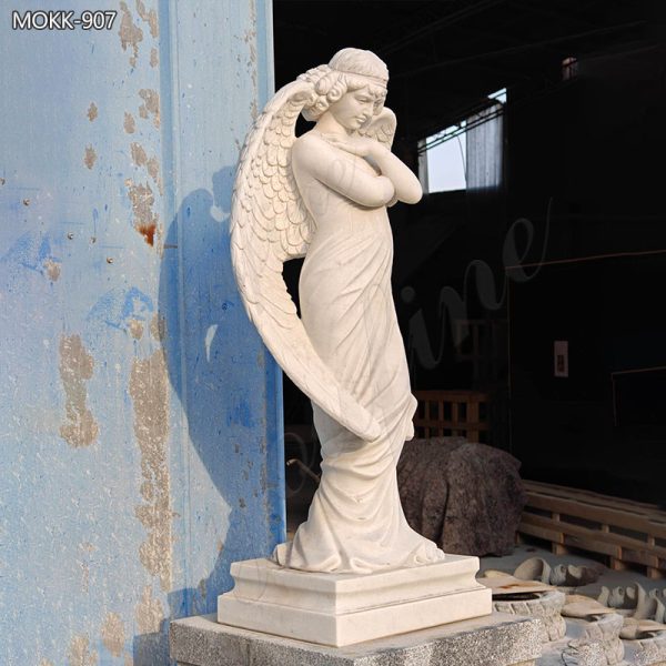 Angel-of-the-Resurrection-Statue-Marble-Classic-Decor