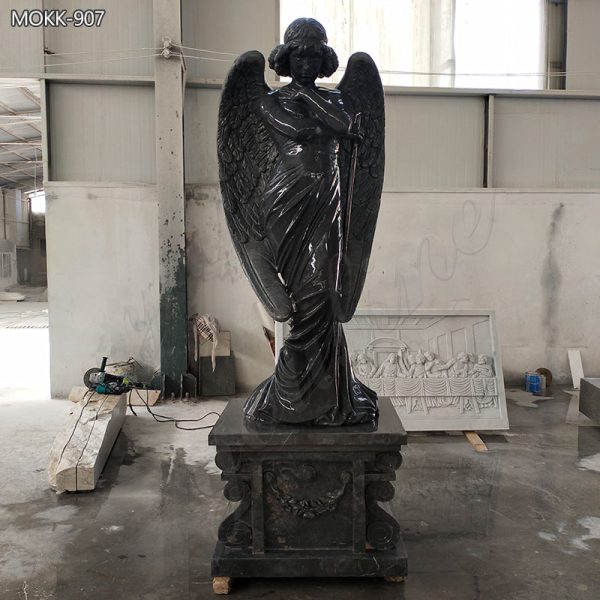 Angel-of-the-Resurrection-Statue-Marble-Classic-Decor-Factory-Supply