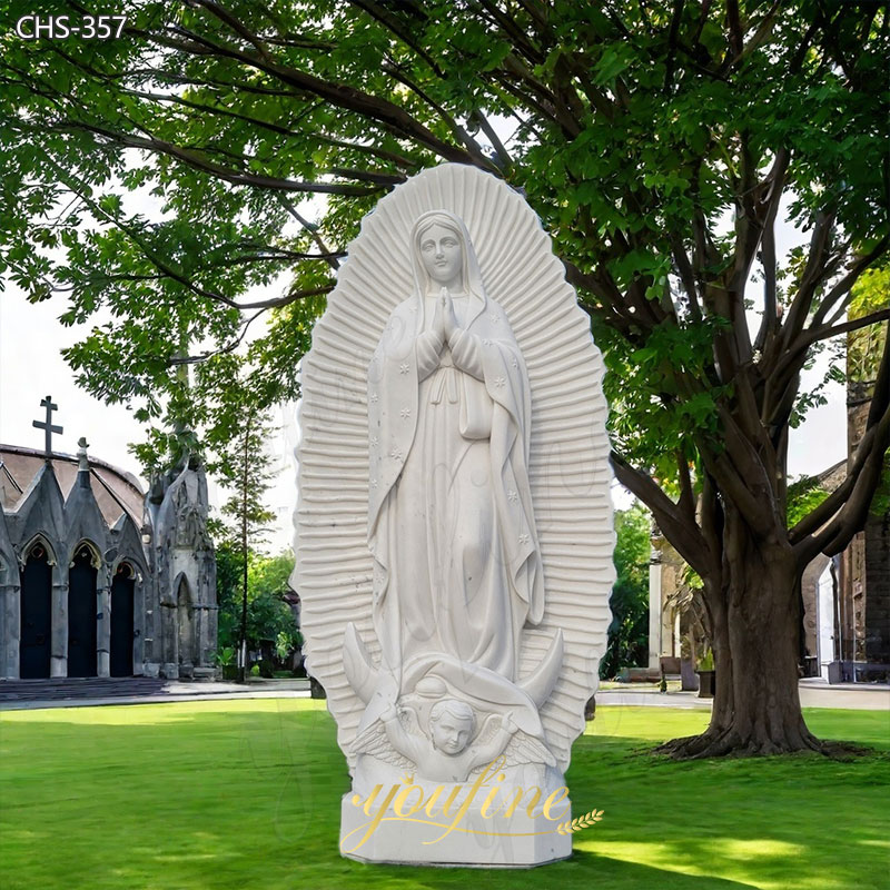 Life Size Our Lady of Guadalupe Marble Statues CHS-357