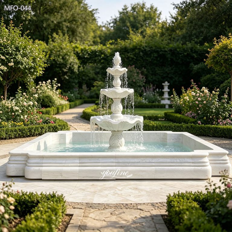 Marble Square Pool Fountain MOKK-550