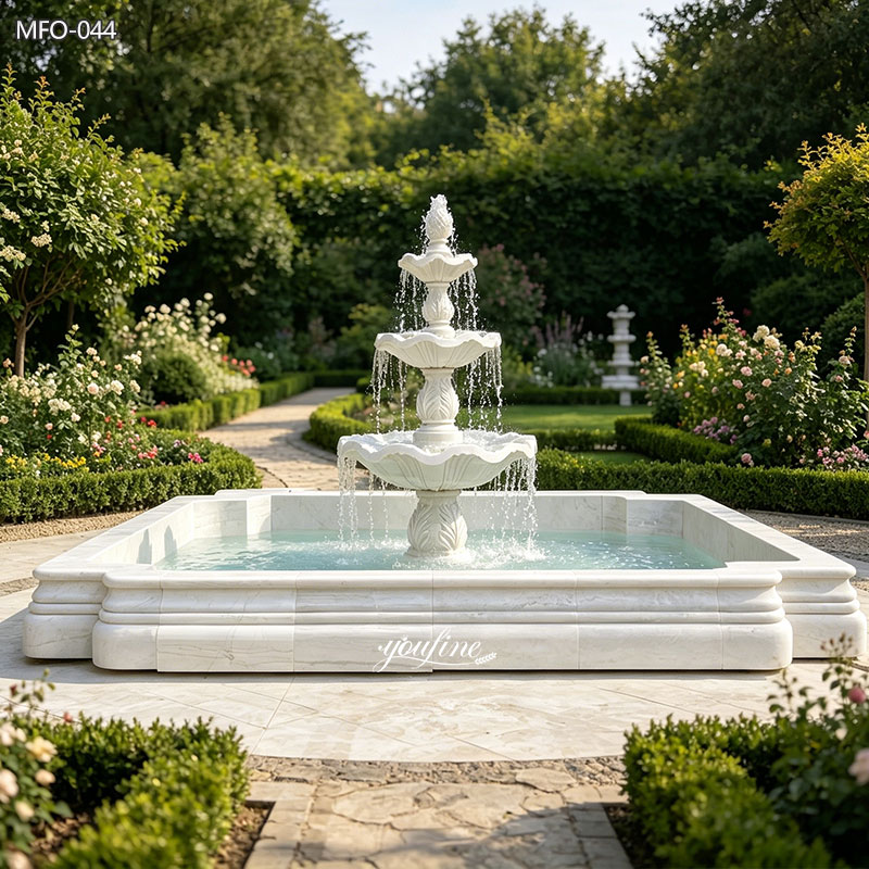 Marble Square Pool Fountain MOKK-550