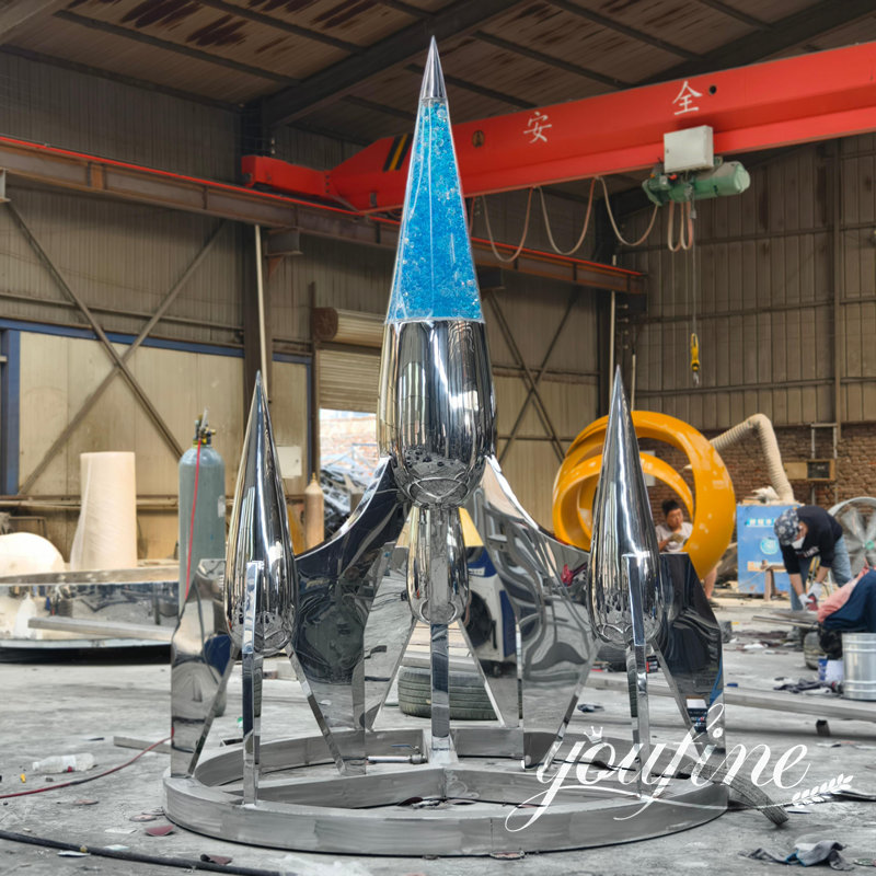 rocket sculpture