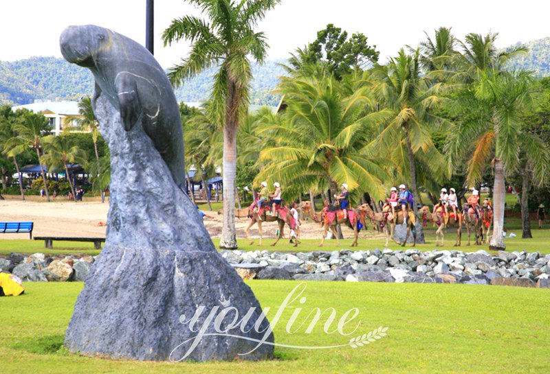 bronze dugong sculptures-YouFine Sculpture
