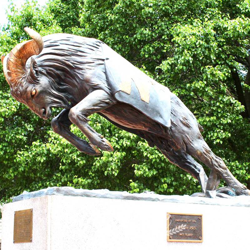 bronze goat statue-YouFine Sculpture