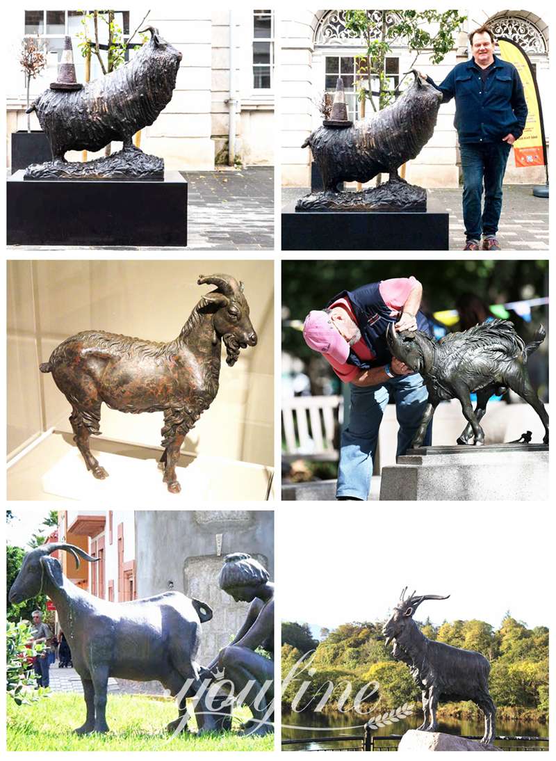 goat statue outdoor-YouFine Sculpture