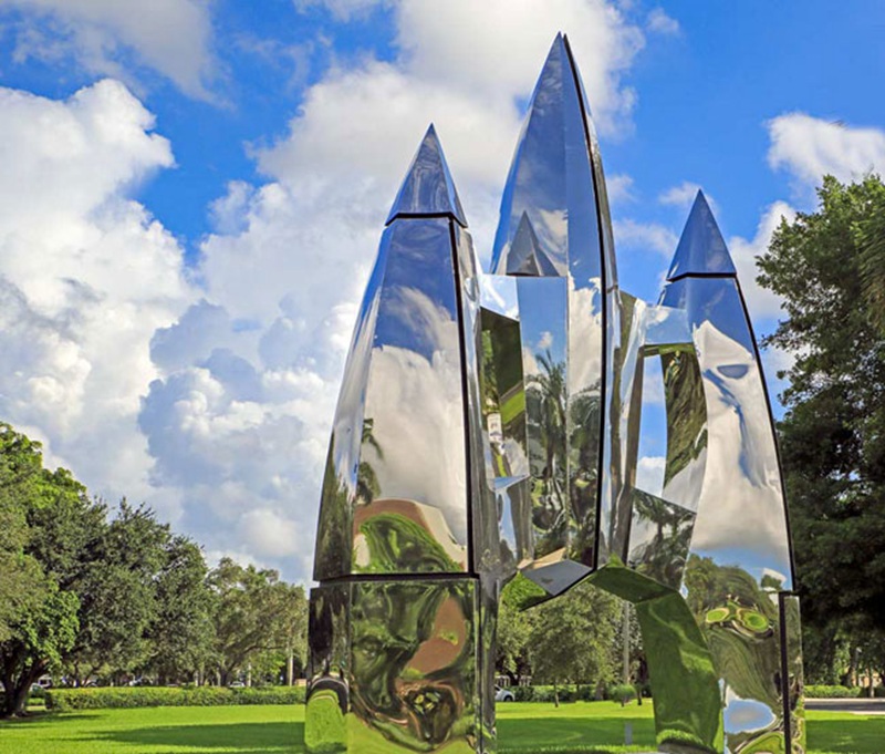 large rocket pubilc art sculpture - YouFine Sculpture
