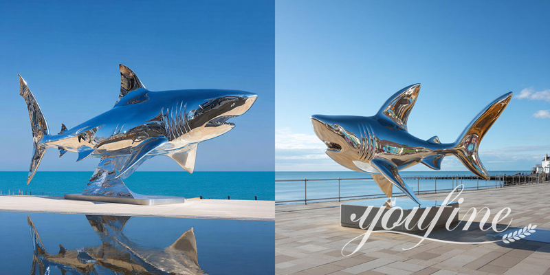 shark sculptures