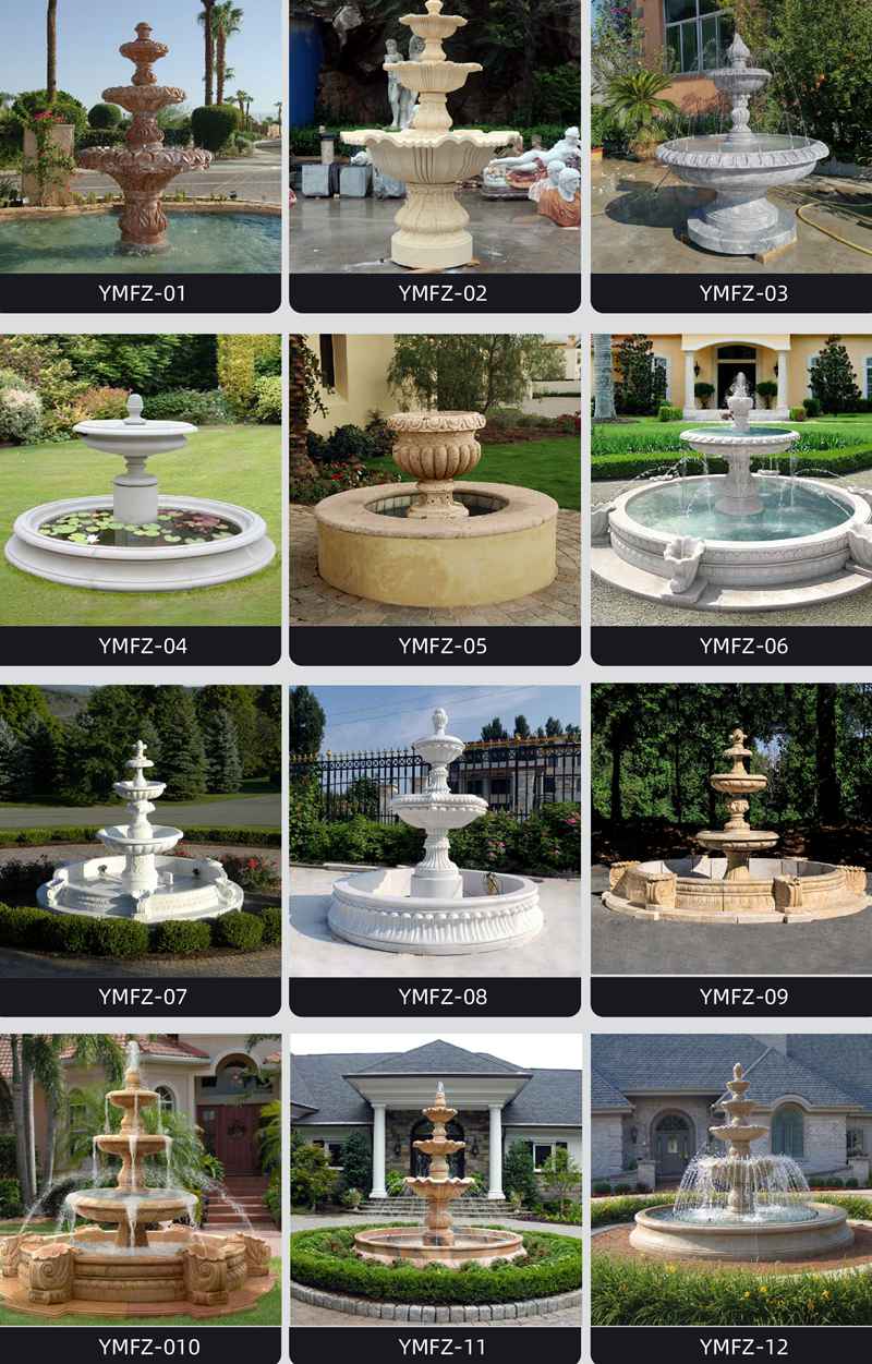 marble garden fountain - YouFine Sculpture
