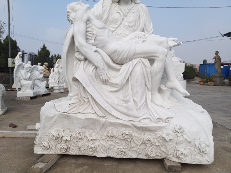 marble pieta statue