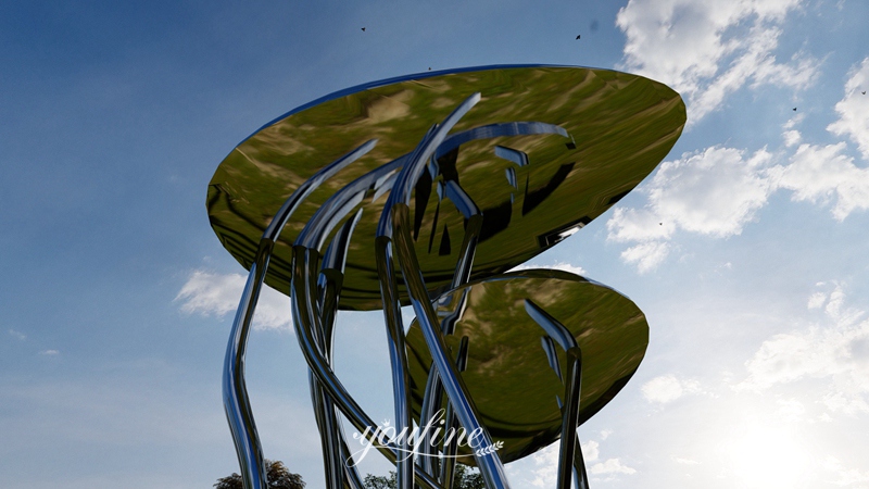 metal jellyfish sculpture - YouFine Sculpture