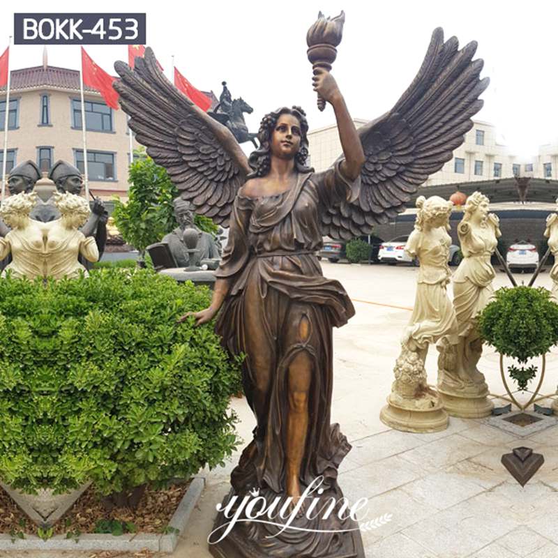 praying angel sculpture-YouFine Sculpture