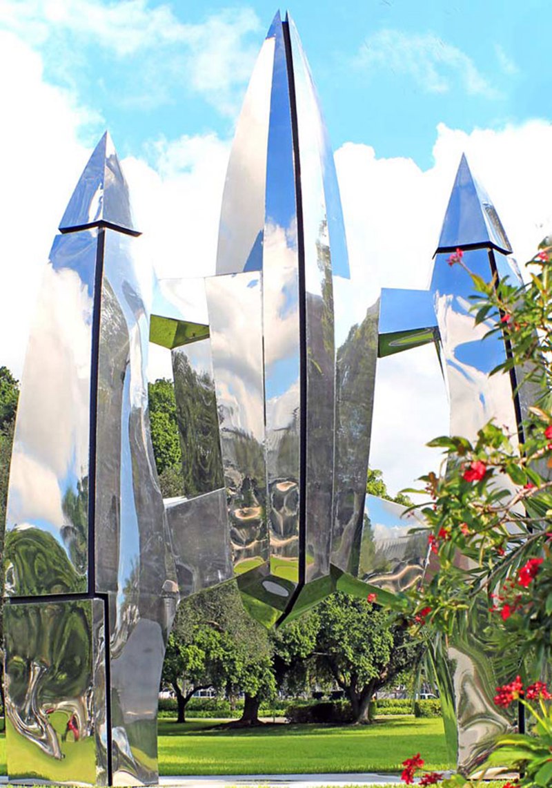 stainless steel rocket sculpture - YouFine Sculpture