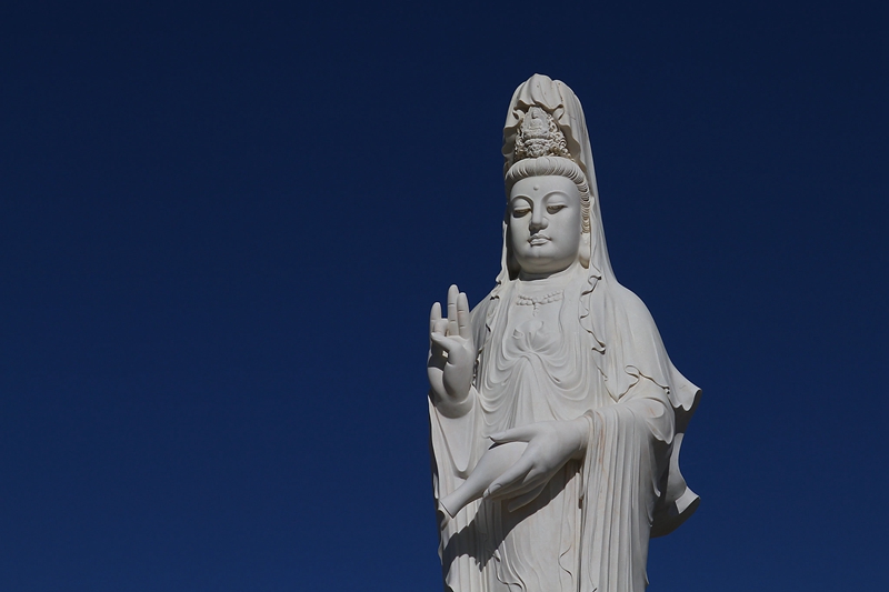 white guanyin statue - YouFine Sculpture