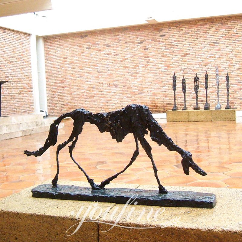 Bronze Alberto Giacometti Dog Sculpture for Sale BOK1-420 Bronze Alberto Giacometti Dog Sculpture for Sale BOK1-420