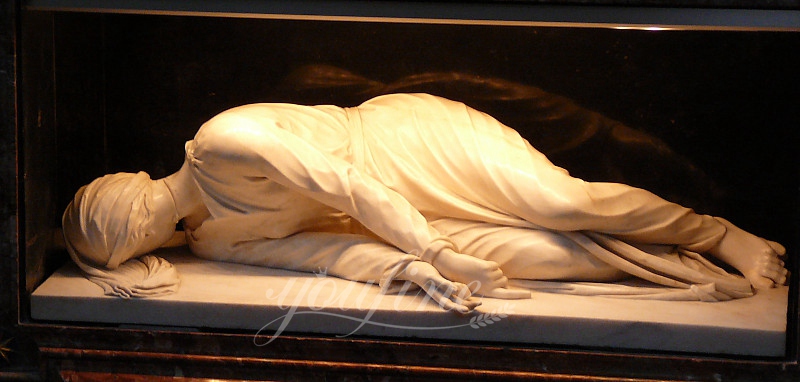 Baroque Style Stefano Maderno Marble Saint Cecilia Sculpture