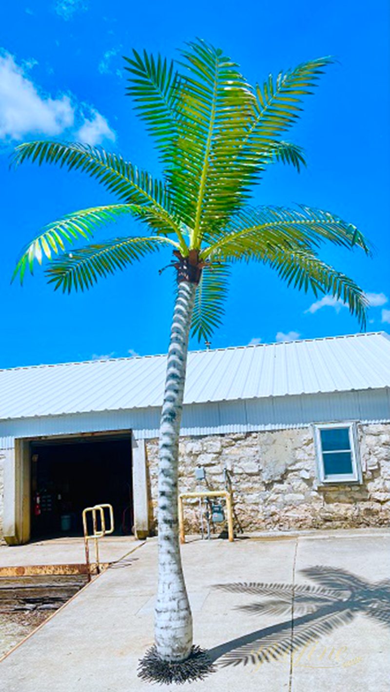 Large Outdoor Metal Palm Tree Yard Art Supplier CSS-707