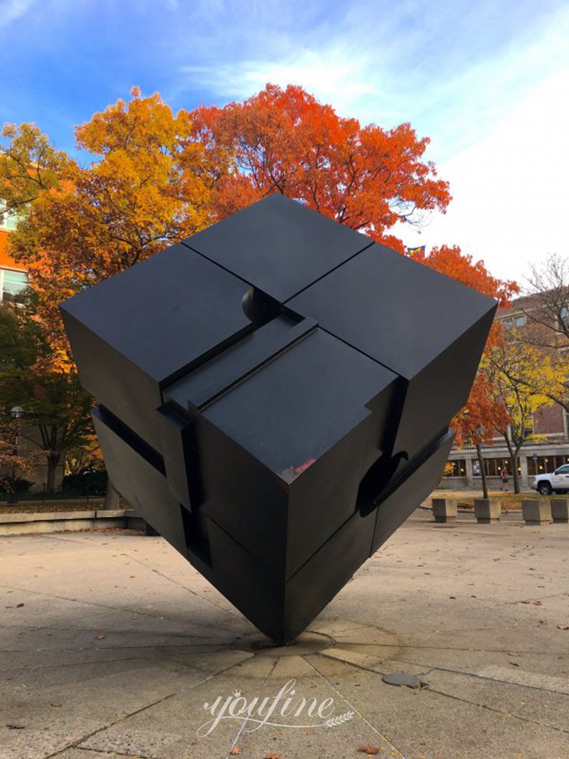 Large cube sculpture