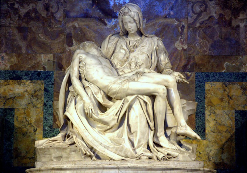 Michelangelo's Pieta Marble Sculpture