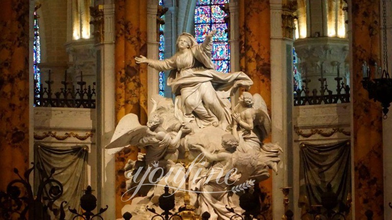 Assumption of Mary statue