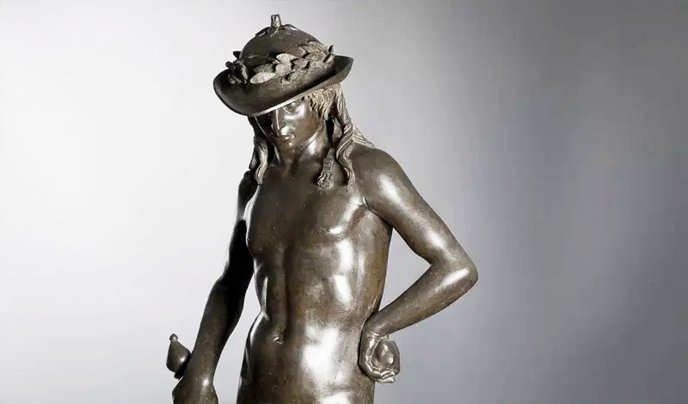 Renaissance bronzen David Donatello-beeld