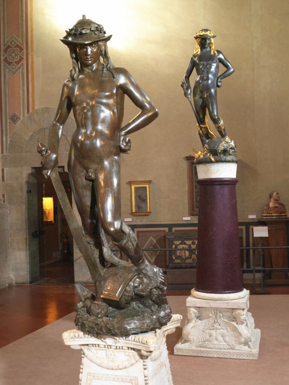 Renaissance Donatello David bronzen sculptuur