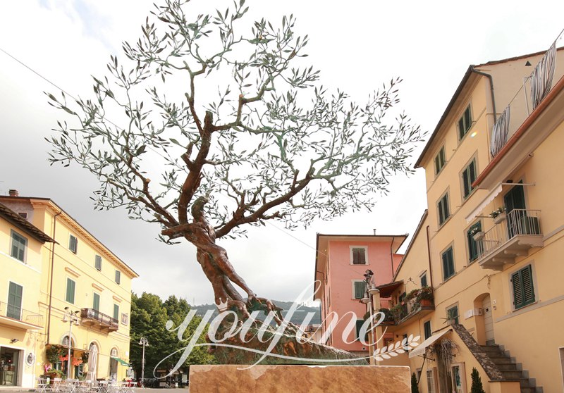 large metal tree sculptures-YouFine Sculpture