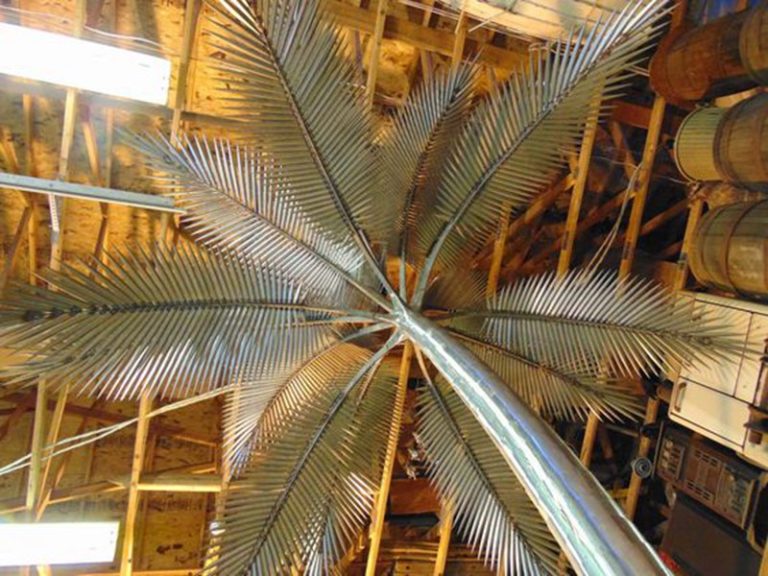 Large Outdoor Metal Palm Tree Yard Art Supplier CSS707YouFine Sculpture