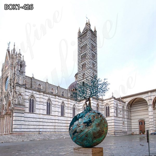 metal tree sculpture outdoor-YouFine Sculpture