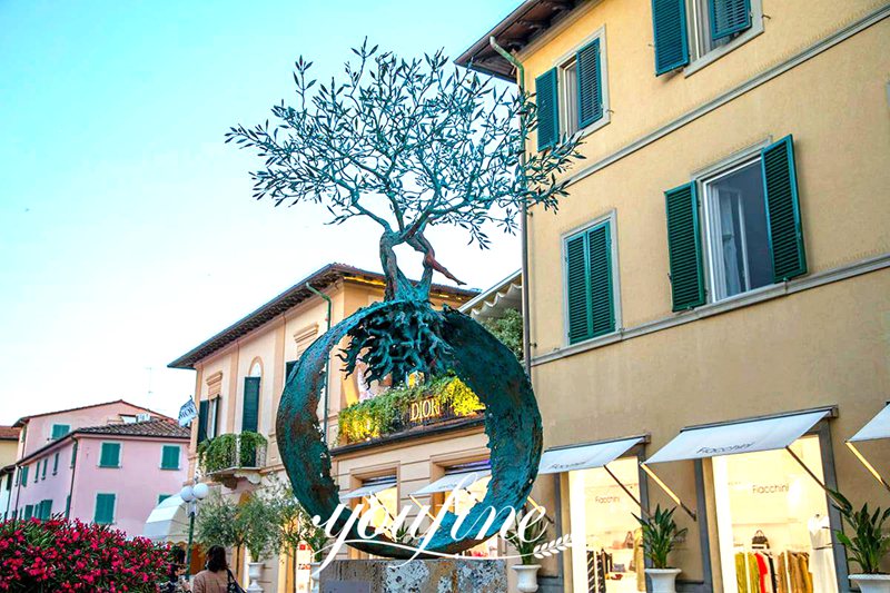 outdoor tree statue-YouFine Sculpture