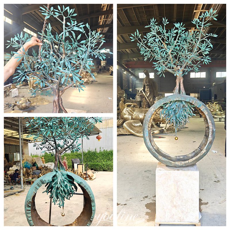 replica of the Tree of Life bronze sculpture